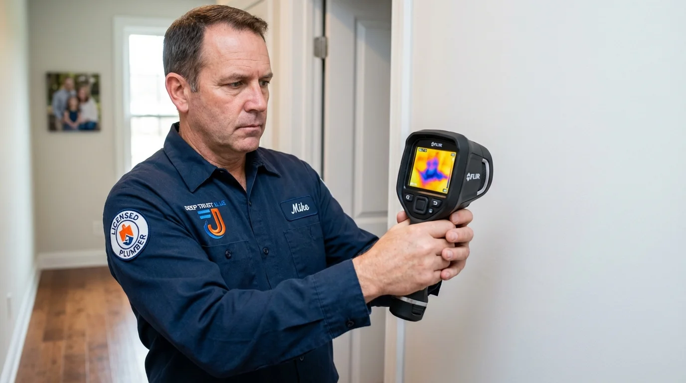 Thermal imaging leak detection by Johns Plumbing LLC in Red Lion
